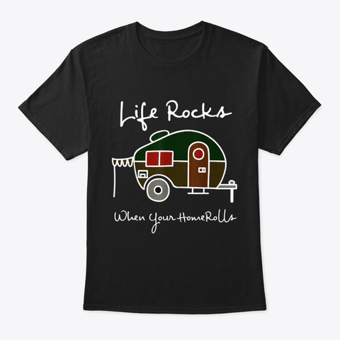 Camping Shirts Ideas For Family Beginers Black T-Shirt Front