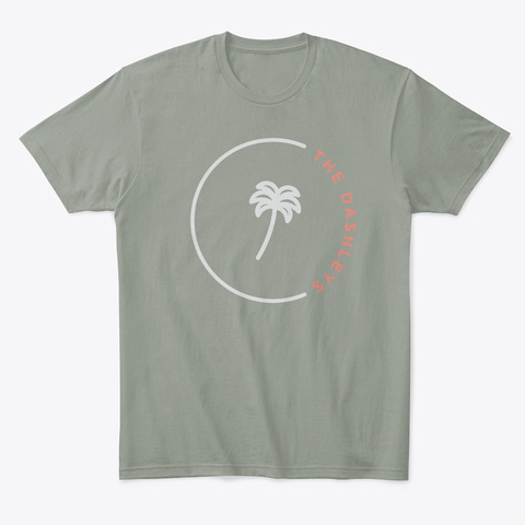 The Dashleys Palm Tree Logo - Redgrey