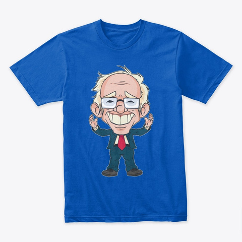 Bernie! Royal T-Shirt Front