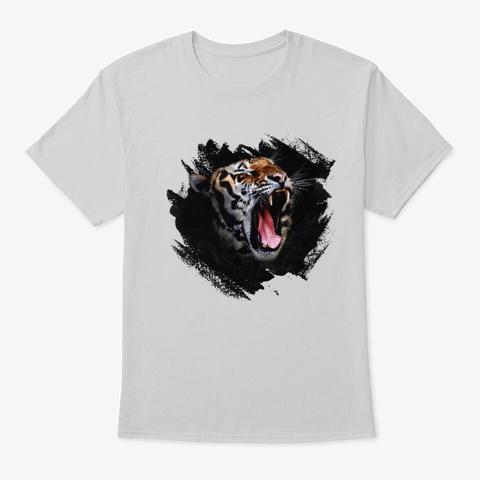 Tiger Roar Light Steel T-Shirt Front