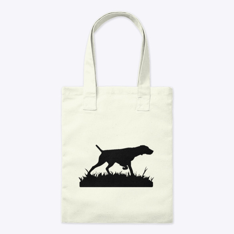 German Shorthaired Pointer Tote Bag Natural T-Shirt Front