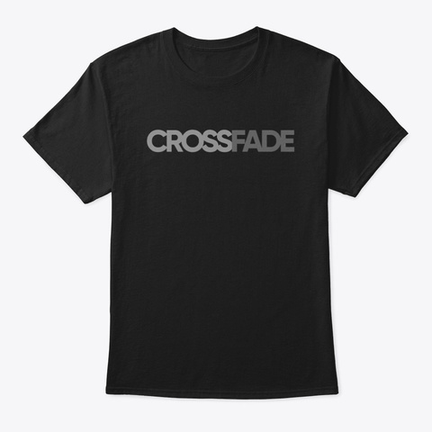 Cross Fade Black T-Shirt Front