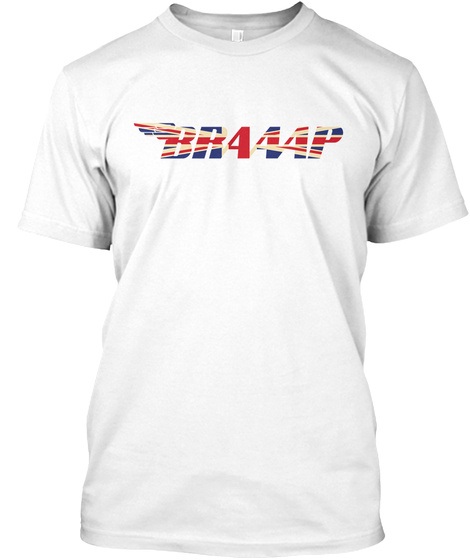Br4aap White T-Shirt Front