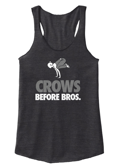 Crows Before Bros. Eco Black T-Shirt Front
