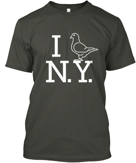 I Love N.Y. Smoke Gray T-Shirt Front
