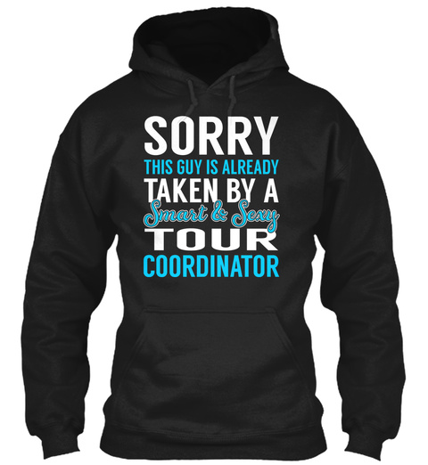 Tour Coordinator Black T-Shirt Front