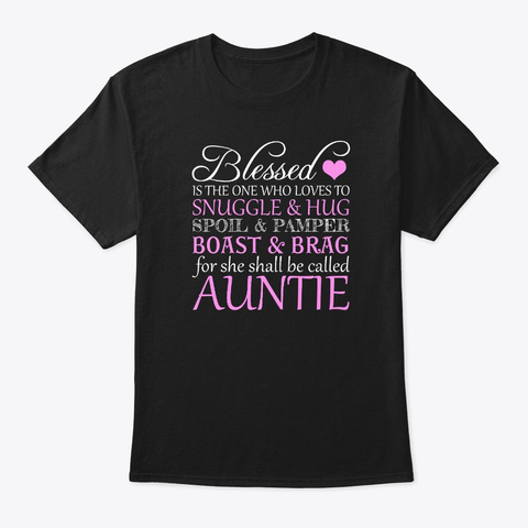 Blessed Is The One Who Loves To Snuggle Black áo T-Shirt Front