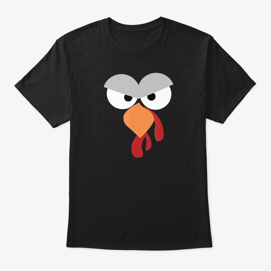 Funny Turkey Face Shirt for Kids - Angr Unisex Tshirt