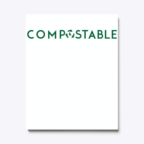 Compostable Environmentally Friendly Standard T-Shirt Front