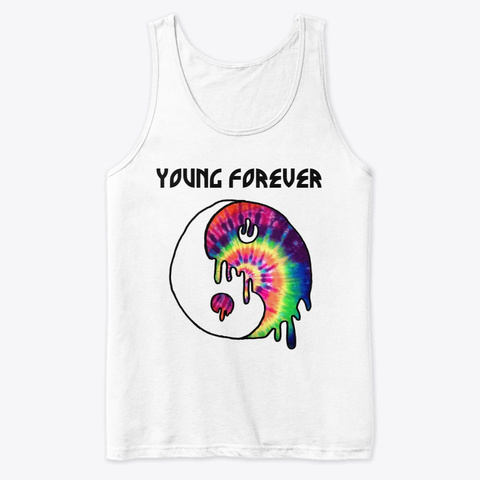Yin Yang X Young Forever  White T-Shirt Front