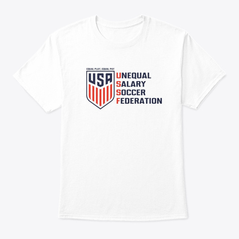 Women's National Team Support Tee White T-Shirt Front