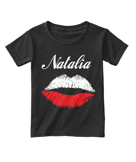 Natalia Black T-Shirt Front