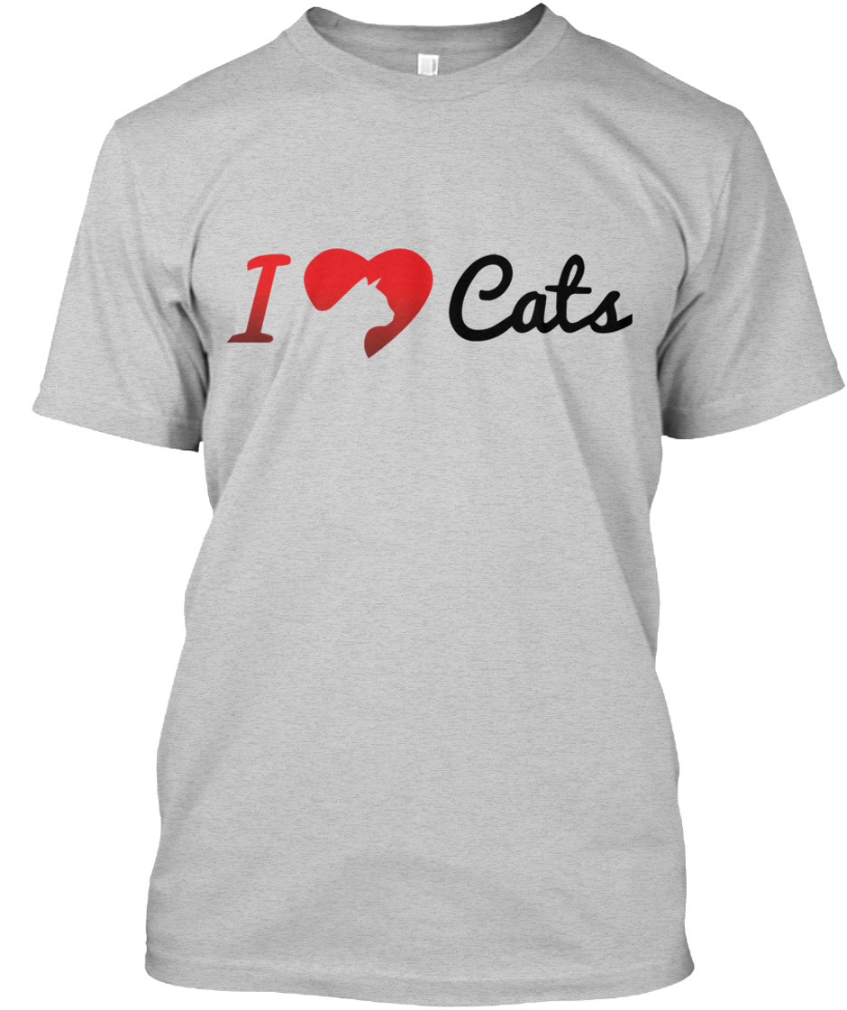 I Love Cats Denisdaily I Love Cats Products From Cat Tshirt