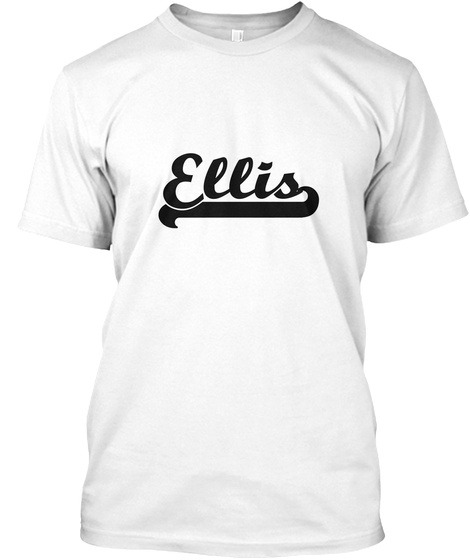 Ellis White T-Shirt Front