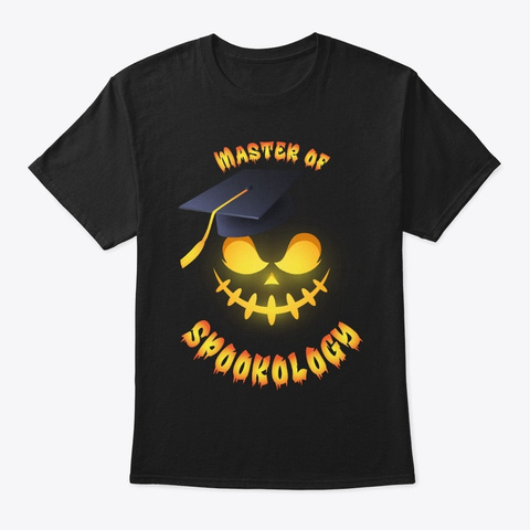 Master Of Spookology Halloween Grimace  Black T-Shirt Front