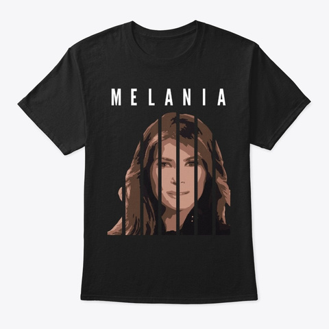 Melania Trump 2020 Election Melanin Gift Black T-Shirt Front