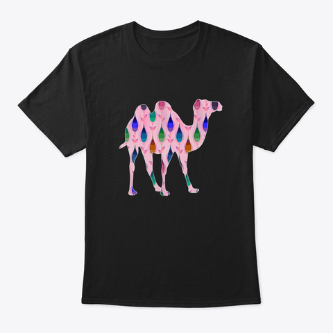 Camel 6 Black T-Shirt Front