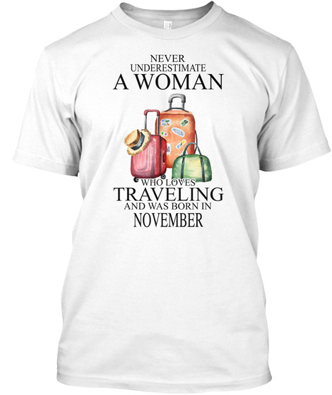Cute Womans Loves Traveling Tshirt