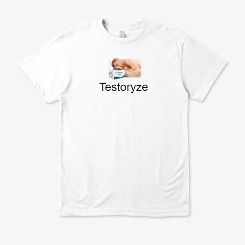 Testoryze | Improved Happy Sexual Life | White T-Shirt Front