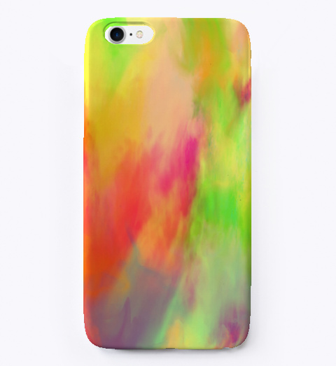 Colorful Watercolor Texture I Phone Case Standard T-Shirt Front