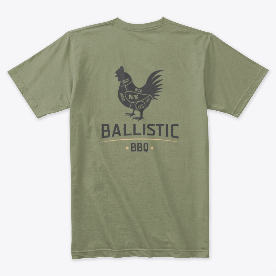 Chicken Back Ballistic Bbq Logo Front