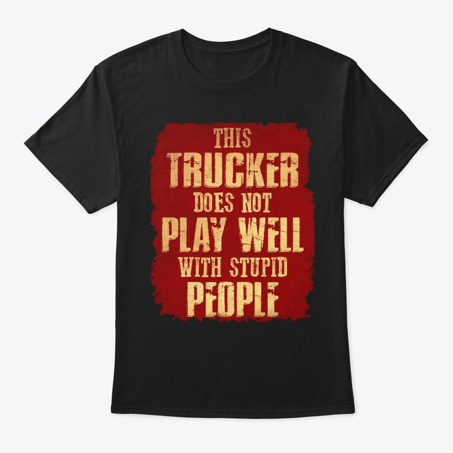 Funny Trucker Christmas Jobs Gift Tee Unisex Tshirt