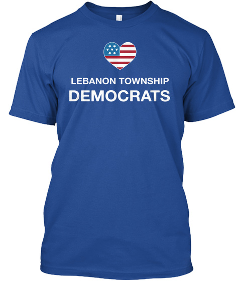 Lebanon Township Democrats Deep Royal T-Shirt Front