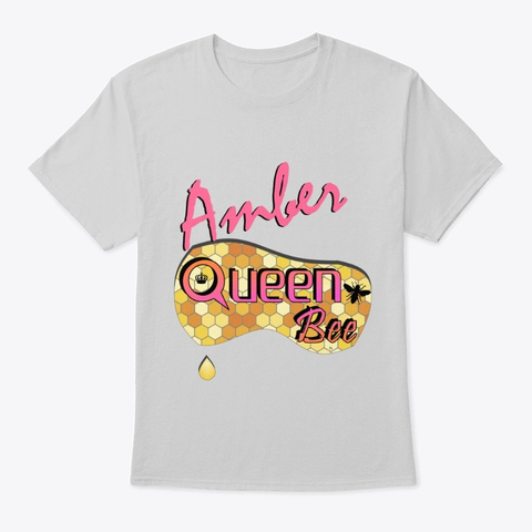 Amber Queen Bee Light Steel T-Shirt Front