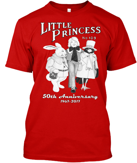 Little Princess No.109 50th Anniversary 1967 2017 Classic Red T-Shirt Front