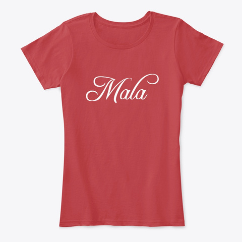 Mala Classic Red T-Shirt Front