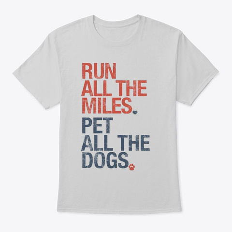 Run All Shirt Light Steel T-Shirt Front