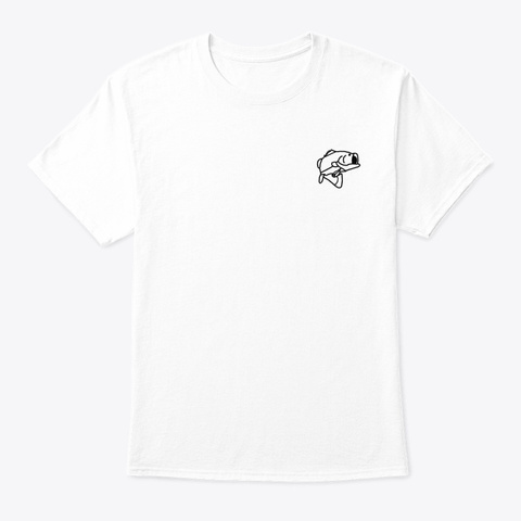 Bass Logo White T-Shirt Front