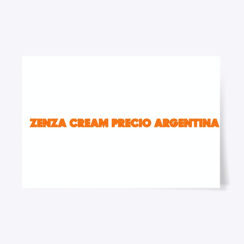Zenza Cream Precio Argentina Standard Camiseta Front
