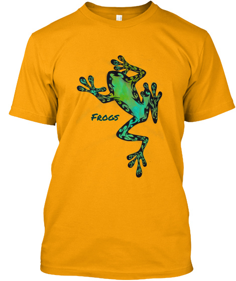 Frogs Gold T-Shirt Front
