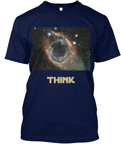 Think Navy T-Shirt Front