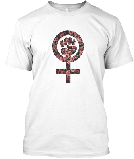 Smash The Patriarchy White T-Shirt Front
