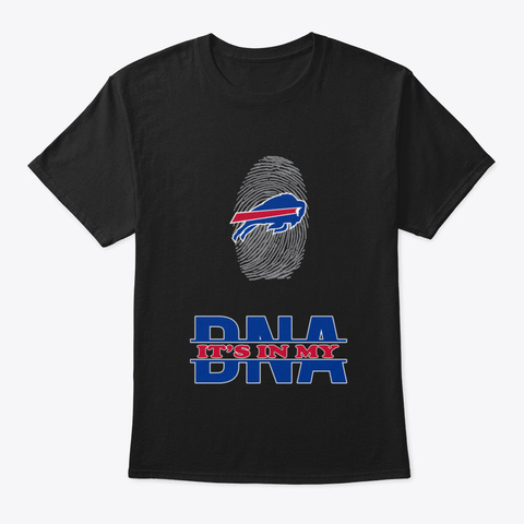 Buffalo In My Dna Black T-Shirt Front