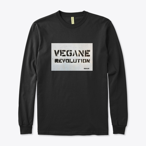 Vegane Revolution Black T-Shirt Front