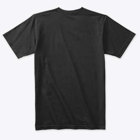 Triblend Men's Tshirt Vintage Black T-Shirt Back