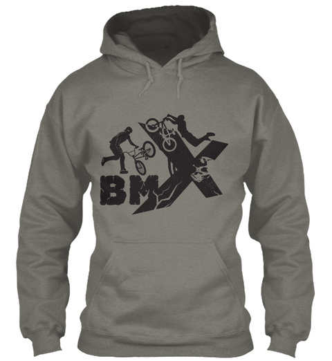 Bmx Charcoal T-Shirt Front