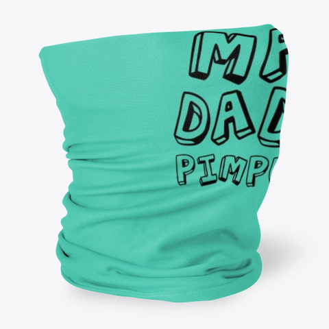 Macdaddypimpping Fw2020 Accessories 2  Aqua T-Shirt Side