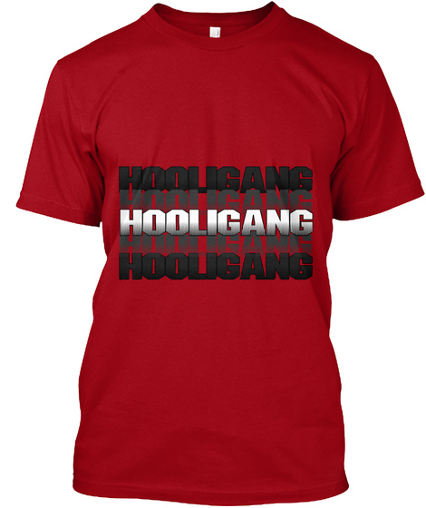 Hoougang Hoougang Hoougang Hoougang Hoougang Deep Red T-Shirt Front