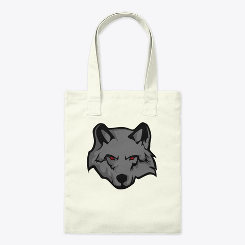 Red Eye Wolf Cub Natural T-Shirt Front