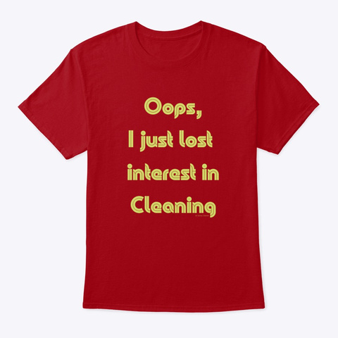 Lost Interest Deep Red T-Shirt Front
