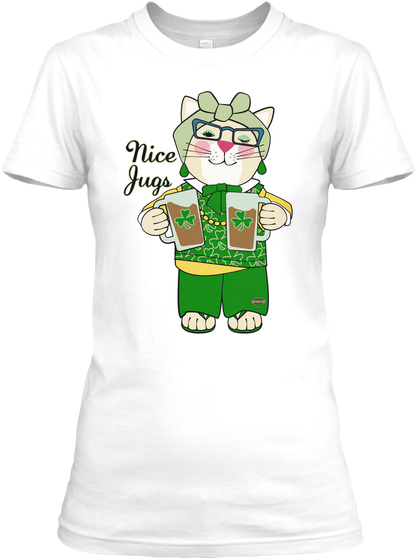 Nice Jugs Saint Patrick Lady Cat