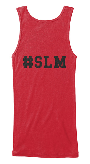 #Slm Red T-Shirt Back
