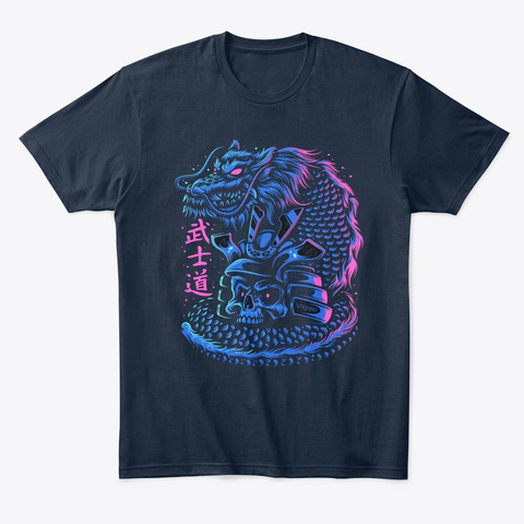 Dragon New Navy T-Shirt Front