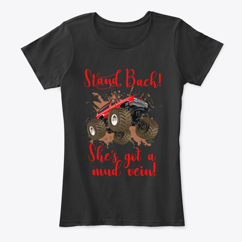 Ladies 4x4 Mud Truck T-shirt