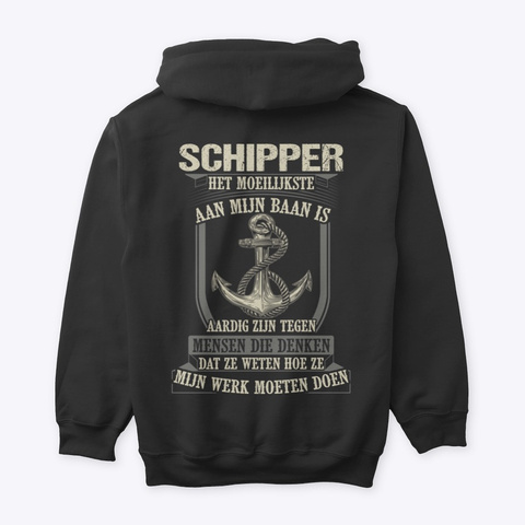 Schipper Black T-Shirt Back