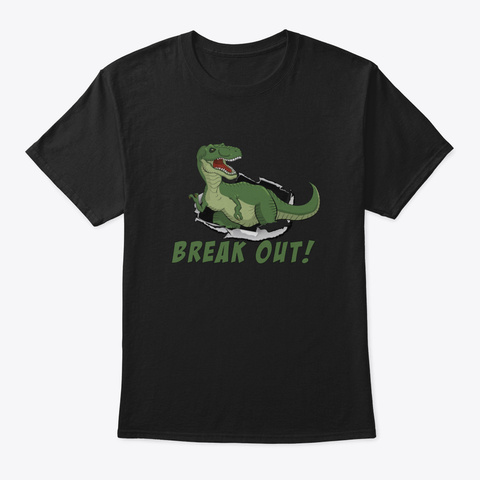 Break Out Black T-Shirt Front